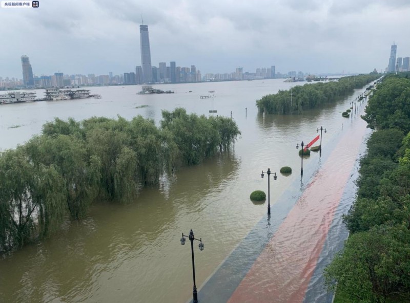 江蘇南京河湖水位全面超警！長江南京水位超警戒水位1.23米