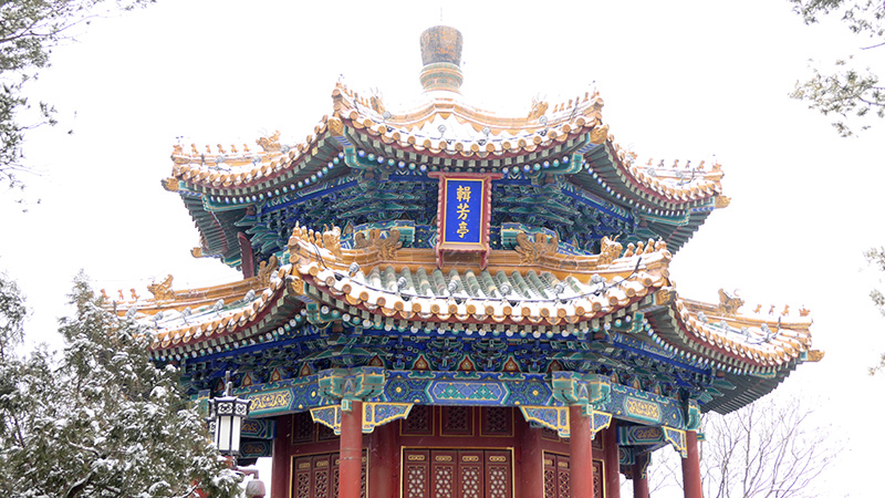 雪中景山公園、故宮——李月攝影