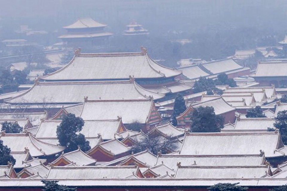 雪中景山公園、故宮——李月攝影